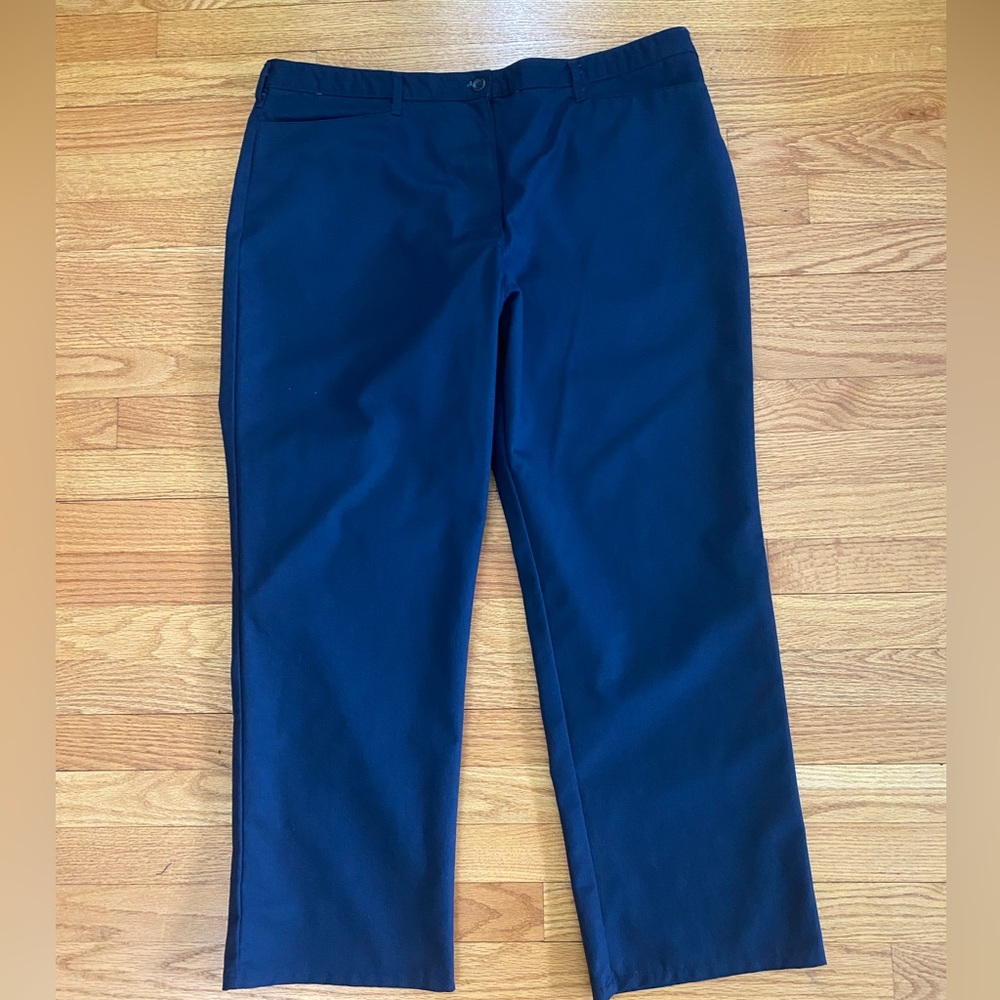 Cintas Cathy Fit Pants Women’s 18 Short Blue 3Pocket Uniform Pants Work Pants